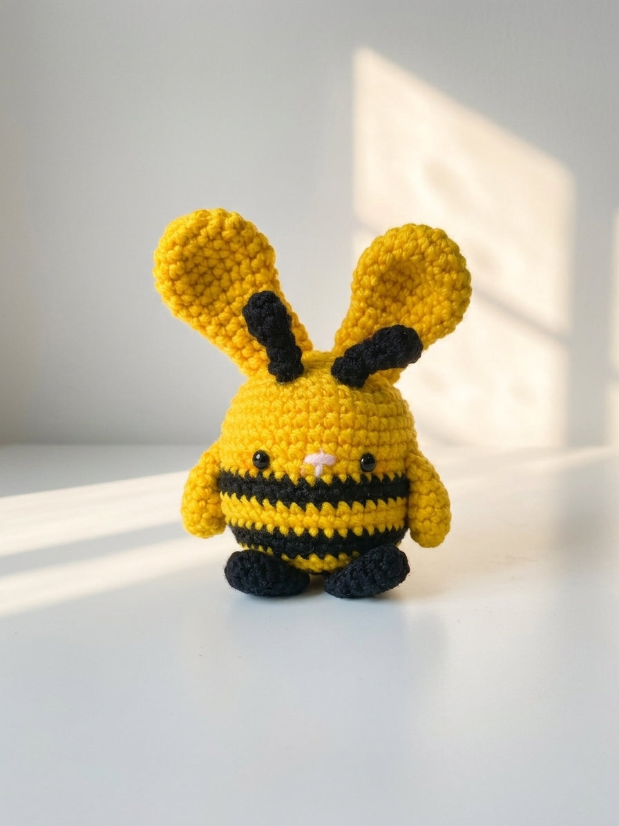 Bunny in bee costume